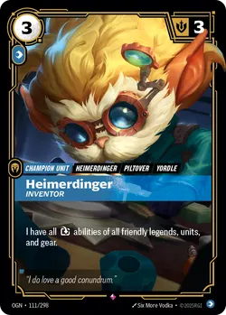 Heimerdinger - Inventor – Riftbound Judge JDG-111-298