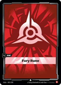 Fury Rune – Riftbound Origins OGN-007