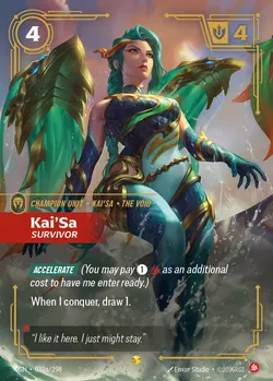 Kai'Sa - Survivor – Riftbound Origins OGN-039A