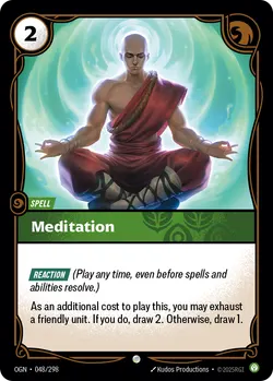 Meditation – Riftbound Origins OGN-048