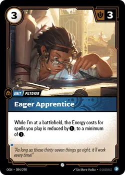 Eager Apprentice – Riftbound Origins OGN-084