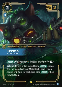 Teemo - Strategist – Riftbound Origins OGN-121A