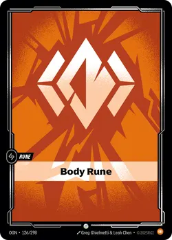 Body Rune – Riftbound Origins OGN-126