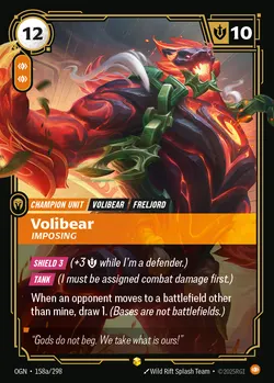 Volibear - Imposing – Riftbound Origins OGN-158A