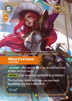 Miss Fortune - Captain – Riftbound Origins OGN-162A