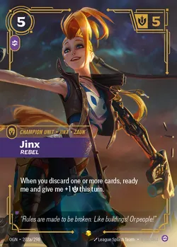 Jinx - Rebel – Riftbound Origins OGN-202A