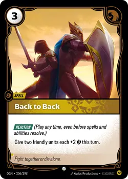 Back to Back – Riftbound Origins OGN-206