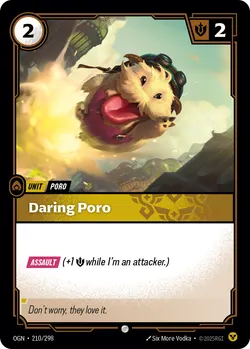 Daring Poro – Riftbound Origins OGN-210