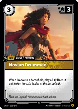 Noxian Drummer – Riftbound Origins OGN-222