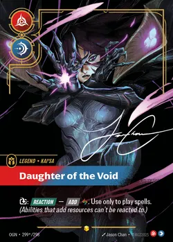 Kai'Sa - Daughter of the Void – Riftbound Origins OGN-299S