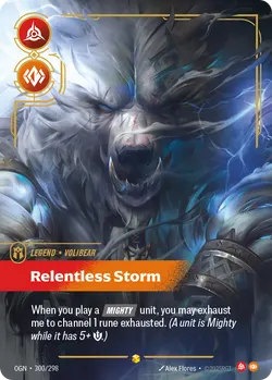 Volibear - Relentless Storm – Riftbound Origins OGN-300