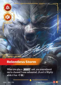 Volibear - Relentless Storm – Riftbound Origins OGN-300S