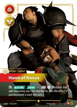 Darius - Hand of Noxus – Riftbound Origins OGN-302