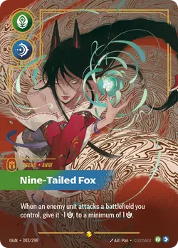 Ahri - Nine-Tailed Fox – Riftbound Origins OGN-303
