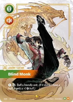 Lee Sin - Blind Monk – Riftbound Origins OGN-304