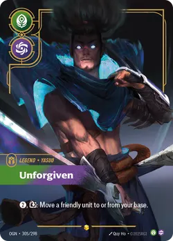 Yasuo - Unforgiven – Riftbound Origins OGN-305