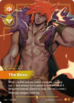 Sett - The Boss – Riftbound Origins OGN-310