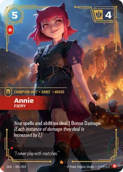 Annie - Fiery – Riftbound Proving Grounds OGS-001