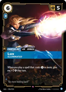 Lux - Illuminated – Riftbound Proving Grounds OGS-006
