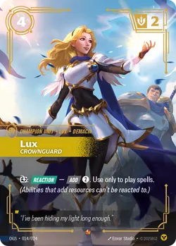 Lux - Crownguard – Riftbound Proving Grounds OGS-014