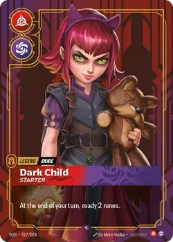 Annie - Dark Child (Starter) – Riftbound Proving Grounds OGS-017