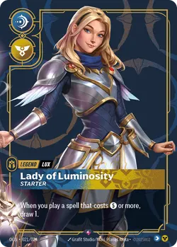 Lux - Lady of Luminosity (Starter) – Riftbound Proving Grounds OGS-021