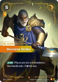 Decisive Strike – Riftbound Proving Grounds OGS-024