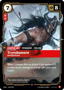 Tryndamere - Barbarian – Riftbound Organized Play OPP-034-298