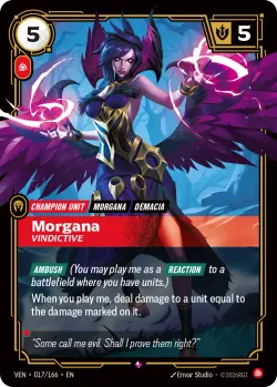 Morgana, Vindictive – Riftbound Organized Play OPP-TK713482