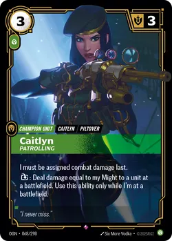 Caitlyn - Patrolling – Riftbound Promo PR-068A-298