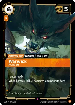 Warwick - Hunter – Riftbound Promo PR-159A-298