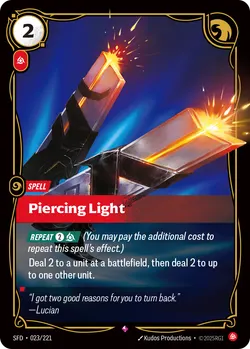 Piercing Light – Riftbound Spiritforged SFD-023