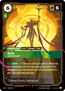 Azir - Ascendant – Riftbound Spiritforged SFD-050
