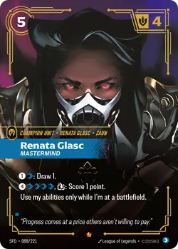 Renata Glasc - Mastermind – Riftbound Spiritforged SFD-088