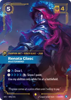 Renata Glasc - Mastermind – Riftbound Spiritforged SFD-088A