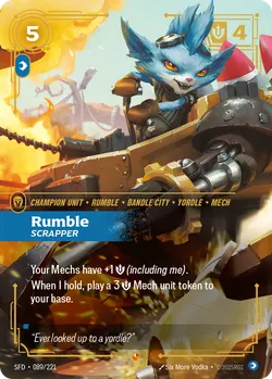 Rumble - Scrapper – Riftbound Spiritforged SFD-089