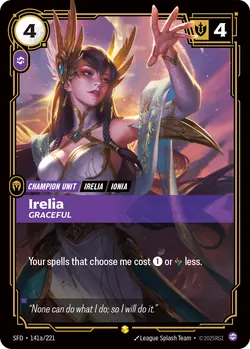 Irelia - Graceful – Riftbound Spiritforged SFD-141A