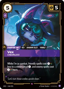 Vex - Cheerless – Riftbound Spiritforged SFD-146