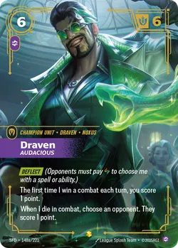 Draven - Audacious – Riftbound Spiritforged SFD-148A