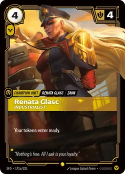 Renata Glasc - Industrialist – Riftbound Spiritforged SFD-171A