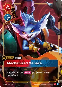 Rumble - Mechanized Menace – Riftbound Spiritforged SFD-181