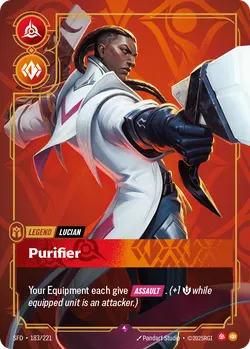 Lucian - Purifier – Riftbound Spiritforged SFD-183