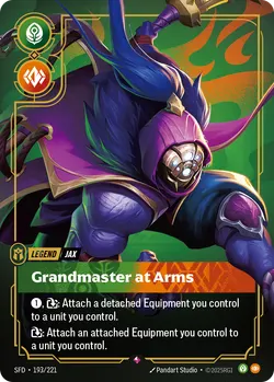 Jax - Grandmaster At Arms – Riftbound Spiritforged SFD-193