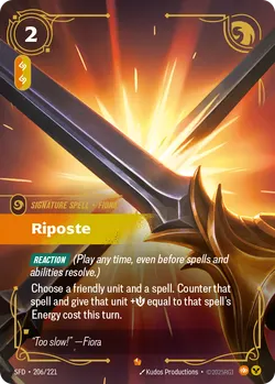 Riposte – Riftbound Spiritforged SFD-206
