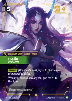 Irelia - Fervent – Riftbound Spiritforged SFD-225