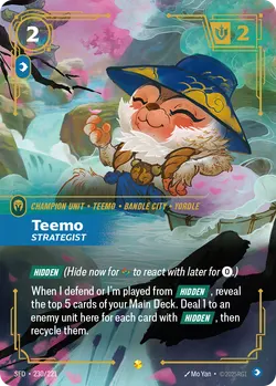 Teemo - Strategist – Riftbound Spiritforged SFD-230