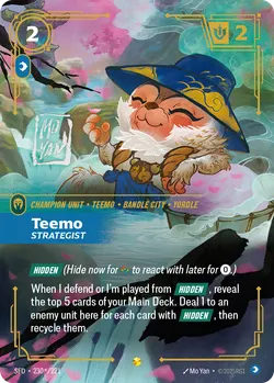 Teemo - Strategist – Riftbound Spiritforged SFD-230S