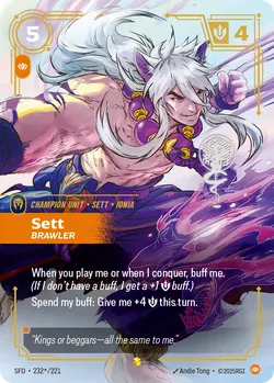 Sett - Brawler – Riftbound Spiritforged SFD-232S