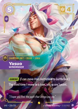 Yasuo - Windrider – Riftbound Spiritforged SFD-235