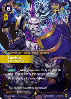Darius - Executioner – Riftbound Spiritforged SFD-236
